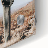 Desert Cactus Landscape - Rustic Farmhouse Wall Art for Country Decor