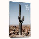 Desert Cactus Landscape - Rustic Farmhouse Wall Art for Country Decor