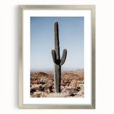 Desert Cactus Landscape - Rustic Farmhouse Wall Art for Country Decor