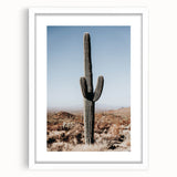 Desert Cactus Landscape - Rustic Farmhouse Wall Art for Country Decor