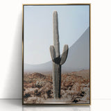 Desert Cactus Landscape - Rustic Farmhouse Wall Art for Country Decor