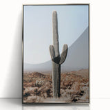 Desert Cactus Landscape - Rustic Farmhouse Wall Art for Country Decor