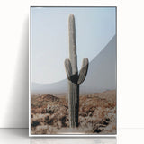 Desert Cactus Landscape - Rustic Farmhouse Wall Art for Country Decor