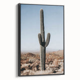 Desert Cactus Landscape - Rustic Farmhouse Wall Art for Country Decor