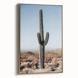 Desert Cactus Landscape - Rustic Farmhouse Wall Art for Country Decor
