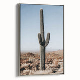 Desert Cactus Landscape - Rustic Farmhouse Wall Art for Country Decor