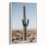 Desert Cactus Landscape - Rustic Farmhouse Wall Art for Country Decor