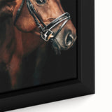 Elegant Horse Portrait - Rustic Farmhouse Wall Art for Country Decor