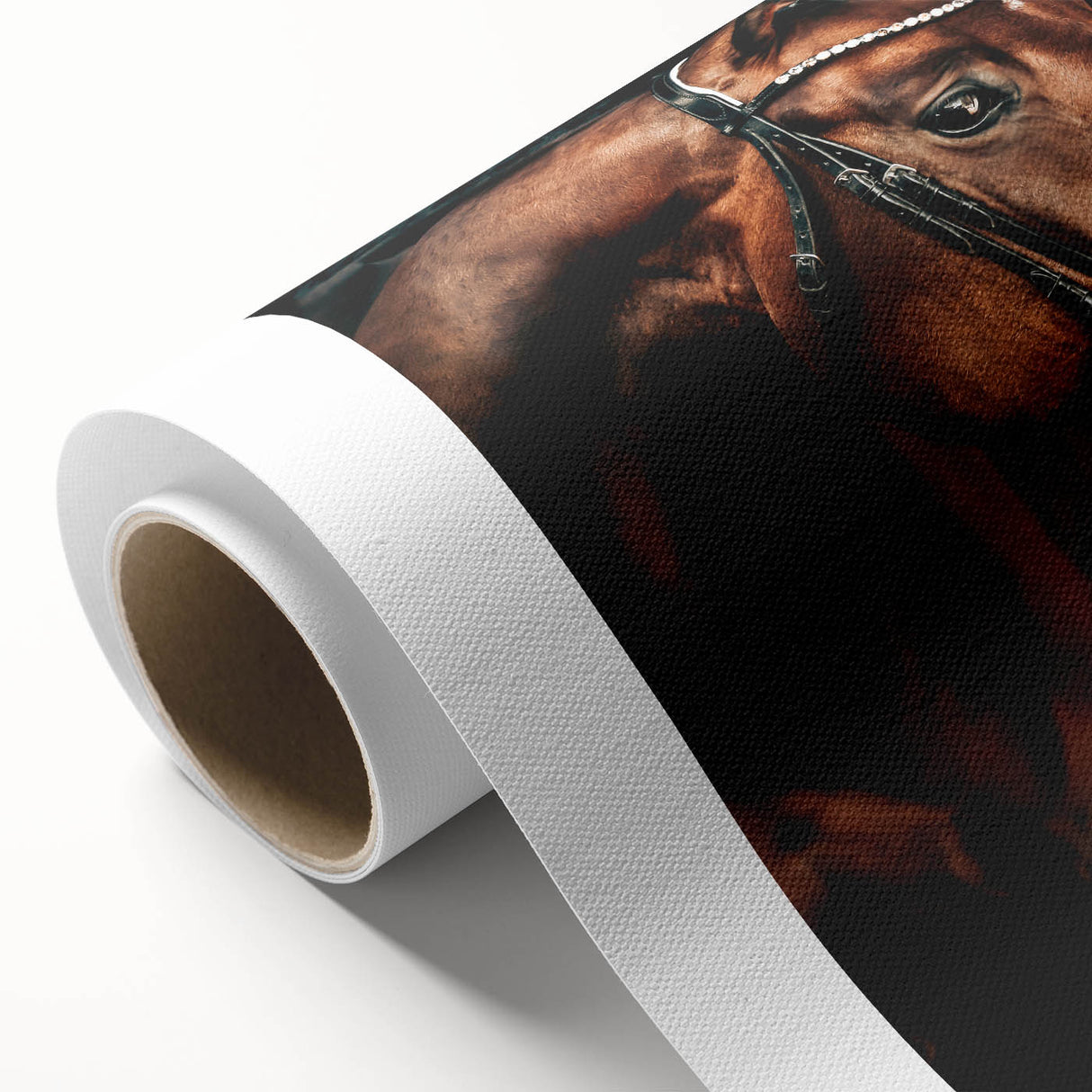 Elegant Horse Portrait - Rustic Farmhouse Wall Art for Country Decor