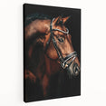 Elegant Horse Portrait - Rustic Farmhouse Wall Art for Country Decor