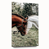 Farmhouse Wall Art with Horses – Rustic Farmhouse Decor, Country Style