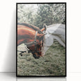 Farmhouse Wall Art with Horses – Rustic Farmhouse Decor, Country Style