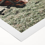 Farmhouse Wall Art with Horses – Rustic Farmhouse Decor, Country Style