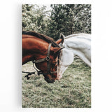 Farmhouse Wall Art with Horses – Rustic Farmhouse Decor, Country Style