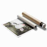 Farmhouse Wall Art - Baby Calf Rustic Print for Country Decor