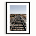 Farmhouse Wall Art - Rustic Railroad Track Scene for Country Decor