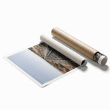 Farmhouse Wall Art - Rustic Railroad Track Scene for Country Decor