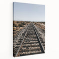 Farmhouse Wall Art - Rustic Railroad Track Scene for Country Decor