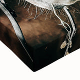 Farmhouse Wall Art - Two Horses Rustic Country Decor for Farmhouse Homes