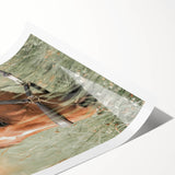 Farmhouse Horse Grazing Wall Art - Rustic Country Style Farmhouse Decor