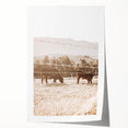 Farmhouse Cattle Grazing Wall Art - Rustic Country Style Decor