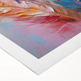 Glam Wall Art | Vibrant Feather Luxury Home Decor | Modern Glam Decor