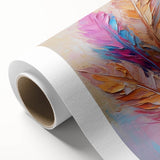 Glam Wall Art | Vibrant Feather Luxury Home Decor | Modern Glam Decor