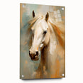 Majestic Horse Glam Wall Art - Luxury Animal Portrait for Modern Homes