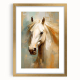 Majestic Horse Glam Wall Art - Luxury Animal Portrait for Modern Homes