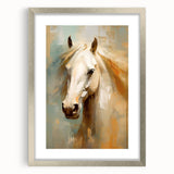 Majestic Horse Glam Wall Art - Luxury Animal Portrait for Modern Homes