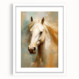 Majestic Horse Glam Wall Art - Luxury Animal Portrait for Modern Homes