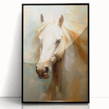 Majestic Horse Glam Wall Art - Luxury Animal Portrait for Modern Homes