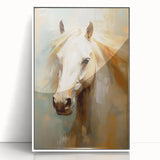 Majestic Horse Glam Wall Art - Luxury Animal Portrait for Modern Homes