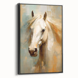 Majestic Horse Glam Wall Art - Luxury Animal Portrait for Modern Homes