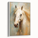 Majestic Horse Glam Wall Art - Luxury Animal Portrait for Modern Homes