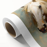Majestic Horse Glam Wall Art - Luxury Animal Portrait for Modern Homes