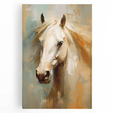 Majestic Horse Glam Wall Art - Luxury Animal Portrait for Modern Homes