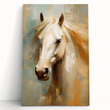 Majestic Horse Glam Wall Art - Luxury Animal Portrait for Modern Homes