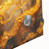 Glamorous Gold Abstract Wall Art – Luxury Metallic Modern Decor