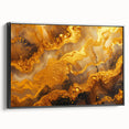 Glamorous Gold Abstract Wall Art – Luxury Metallic Modern Decor