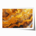 Glamorous Gold Abstract Wall Art – Luxury Metallic Modern Decor