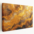 Glamorous Gold Abstract Wall Art – Luxury Metallic Modern Decor