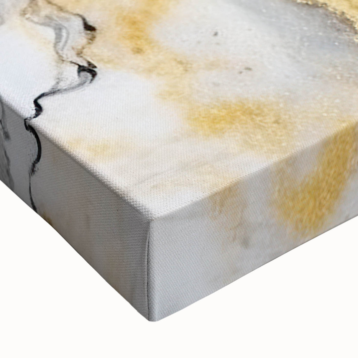 Elegant Black, White & Gold Marble Art – Glamorous Statement Wall Decor