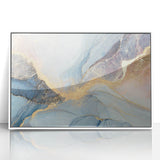 Glamorous Pastel and Gold Abstract Wall Art – Luxury Modern Decor