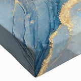 Glamorous Pastel and Gold Abstract Wall Art – Luxury Modern Decor