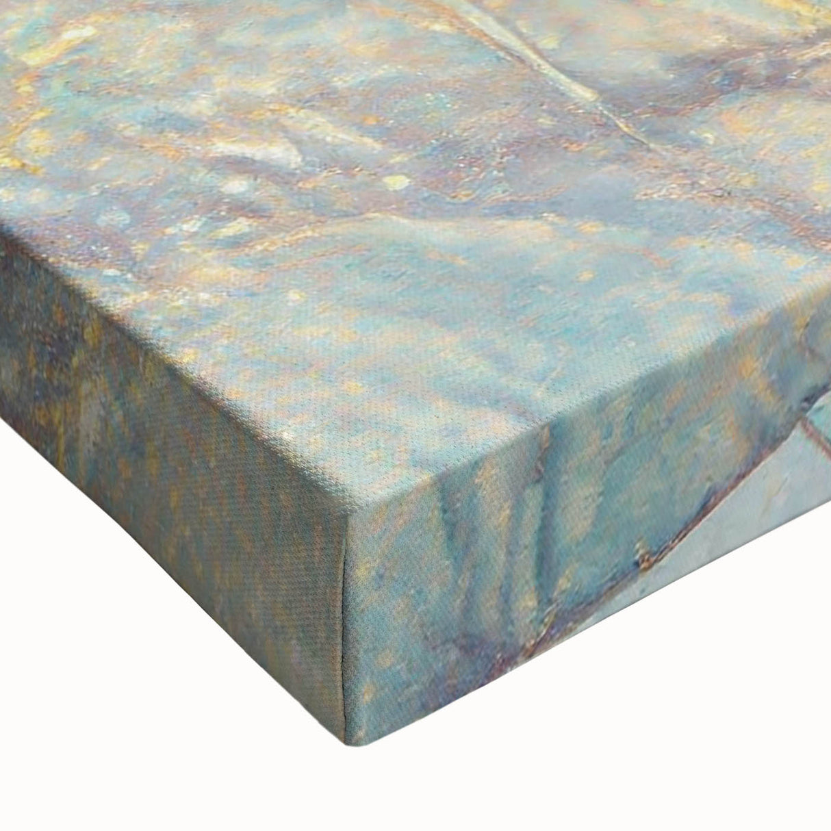 Teal & Gold Marble Abstract Art – Luxurious Glam Wall Décor Statement