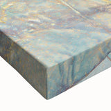 Teal & Gold Marble Abstract Art – Luxurious Glam Wall Décor Statement
