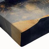 Glamorous Golden Mountain Wall Art – Luxury Modern Landscape Decor