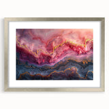 Glamorous Pink and Gold Abstract Wall Art – Luxury Modern Decor