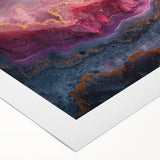 Glamorous Pink and Gold Abstract Wall Art – Luxury Modern Decor